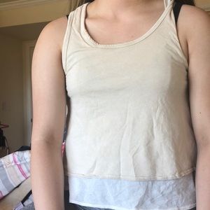 Playful White/Off-White Tank!